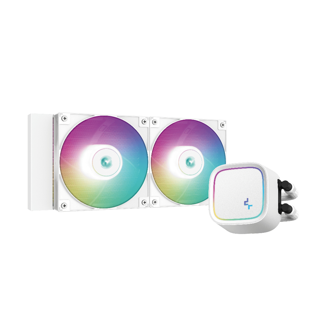 CPU LIQUID COOLER (ระบบระบายความร้อนด้วยน้ำ) DEEPCOOL LE520 240MM ARGB WHITE