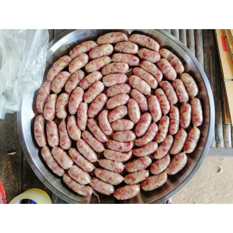 ไส้กรอกอีสาน หมู เนื้อ ขนาด300กรัม