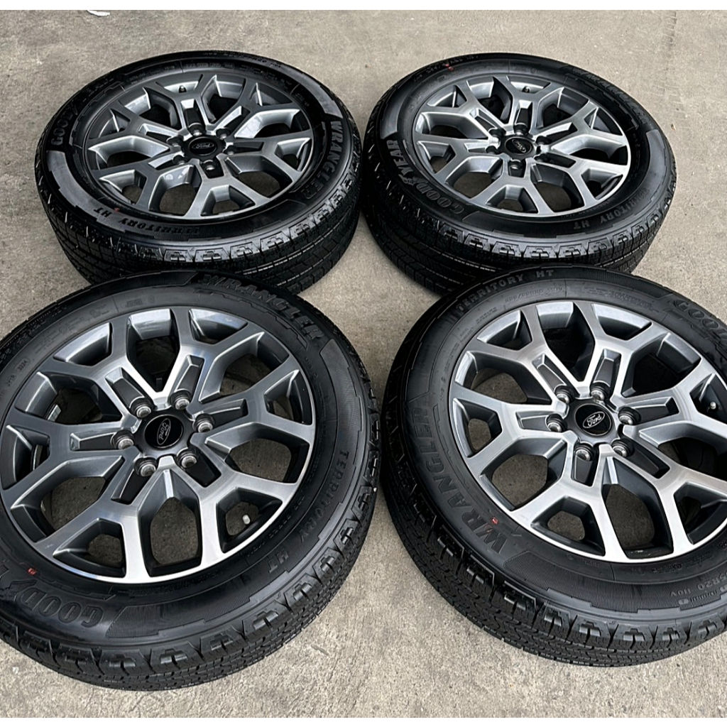 🔴 ล้อ #ฟอร์ดเอเวอเรสต์ Ford Everest ขอบ 20" + ยาง Goodyear Wrangler Territory HT 255/55R20 ปี 24 ***