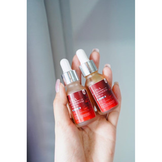 (1แถม1)เซรั่มเห็ดพรทิน่า (โล๊ะแบบไม่มีกล่องขนาด15ml)