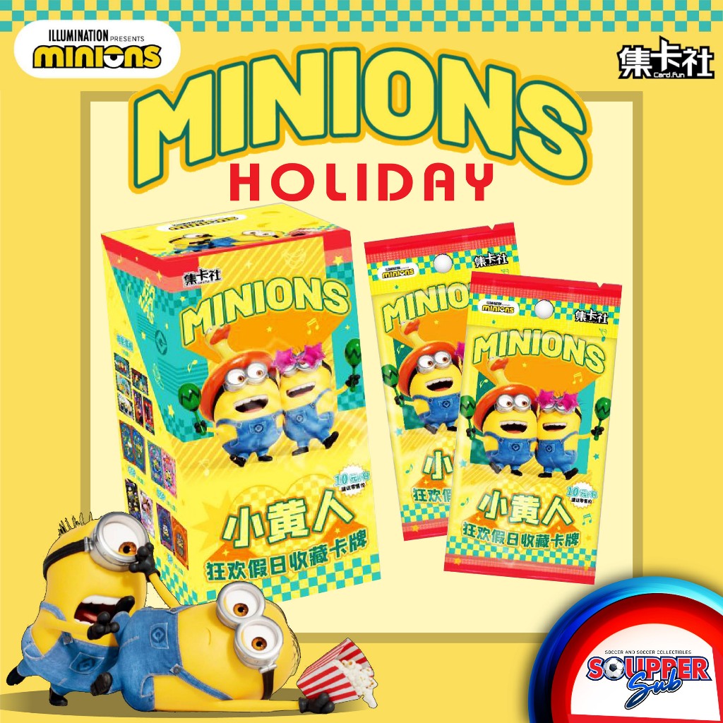 [พร้อมส่ง] [ลิขสิทธิ์แท้] Minion holiday collectible card BOX