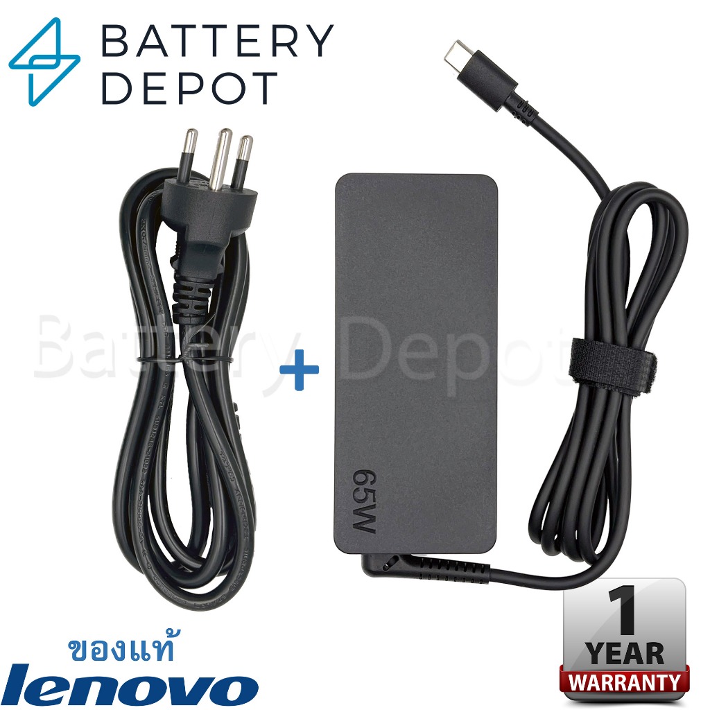Lenovo Adapter Thinkpad L490 T480 T490 X280, Thinkpad x13 / Yoga 920-13IKB 65W Type-C สายชาร์จ Lenovo