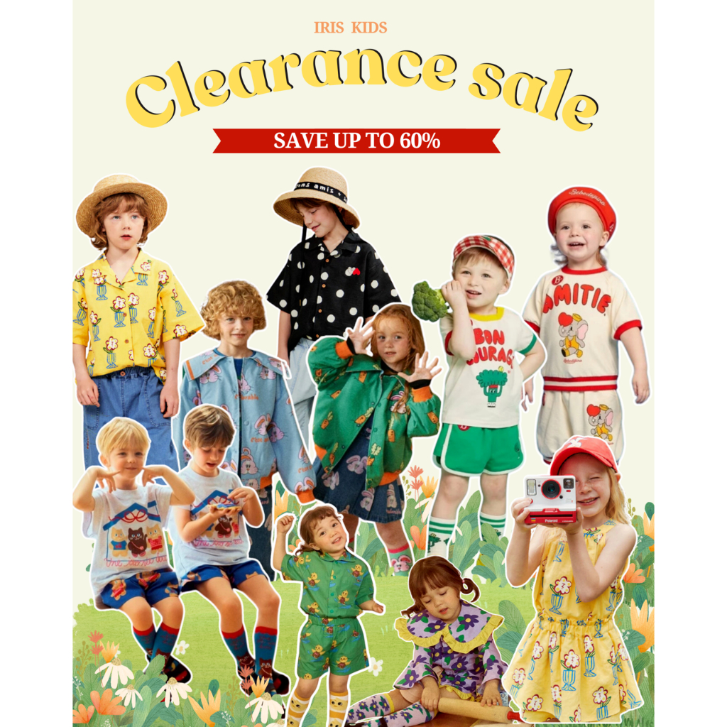 พร้อมส่ง「สินค้าลิขสิทธิ์แท้」Iris Kids l CLEARANCE SALE สินค้าราคาพิเศษ ลดราคาสูงสุด 60 % เสื้อผ้าเด็ก