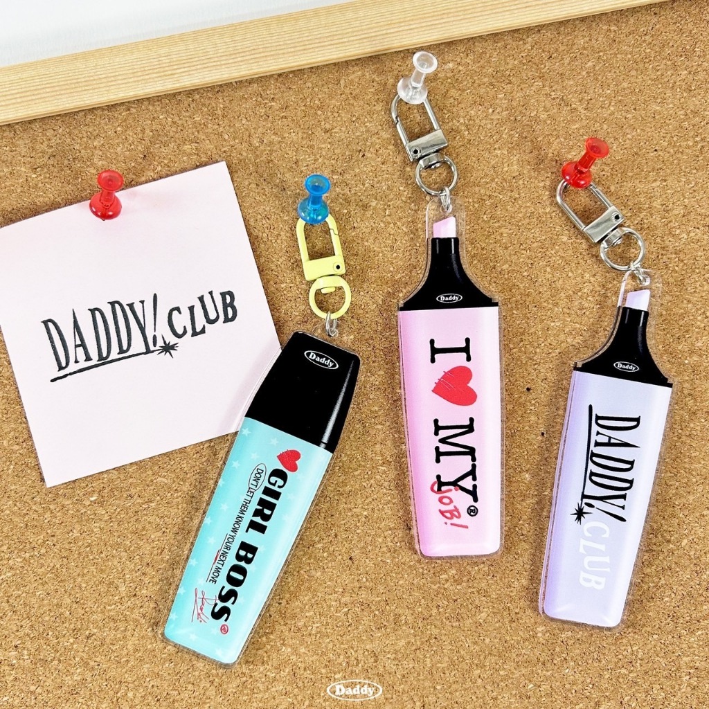 DADDYCLUB | Daddy Marker keychain พวงกุญแจ สุดน่ารัก