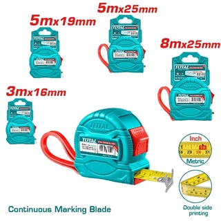 TOTAL ตลับเมตร 3 เมตร / 5 เมตร / 8 เมตร รุ่น Super Select รุ่น TMT34316 / TMT34519 / TMT34525 / TMT34825 ( Tape Rule )