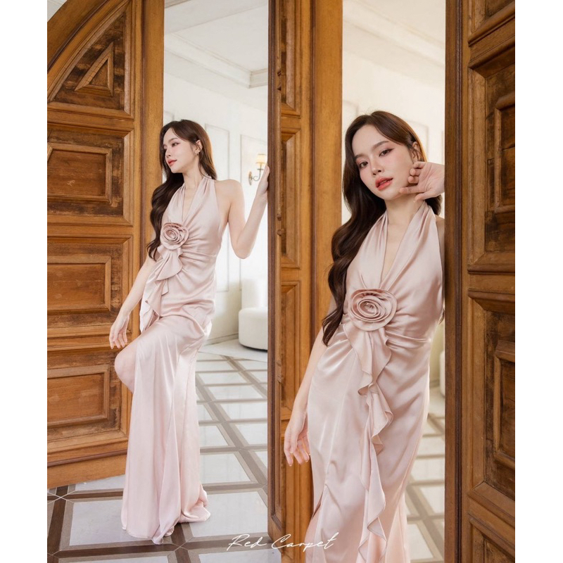 Redcarpetbkk - รุ่น Love Bouquet เดรสยาว ชุดราตรี ชุดออกงาน ชุดเพื่อนเจ้าสาว - รูปที่ 3