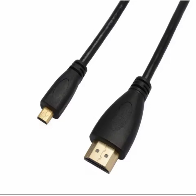Micro HDMI To HDMI-เข้ากันได้กับ Micro HDMI Cabel Audio Video V1.4 M/M 1080P 1440P สำหรับ HDTV PS3 Xbox 3D HD TV D 0.5CM ราคา ถูกที่สุด ดีลบีเคเค แกลเลอรีภาพที่ 2
