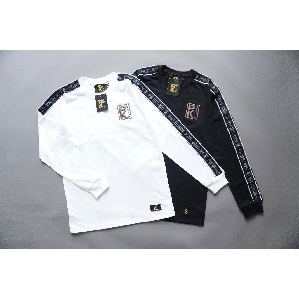 เสื้อยืดแขนยาว PK25 ผ้า Cotton สำหรับชายและหญิง ราคา ถูกที่สุด ดีลบีเคเค