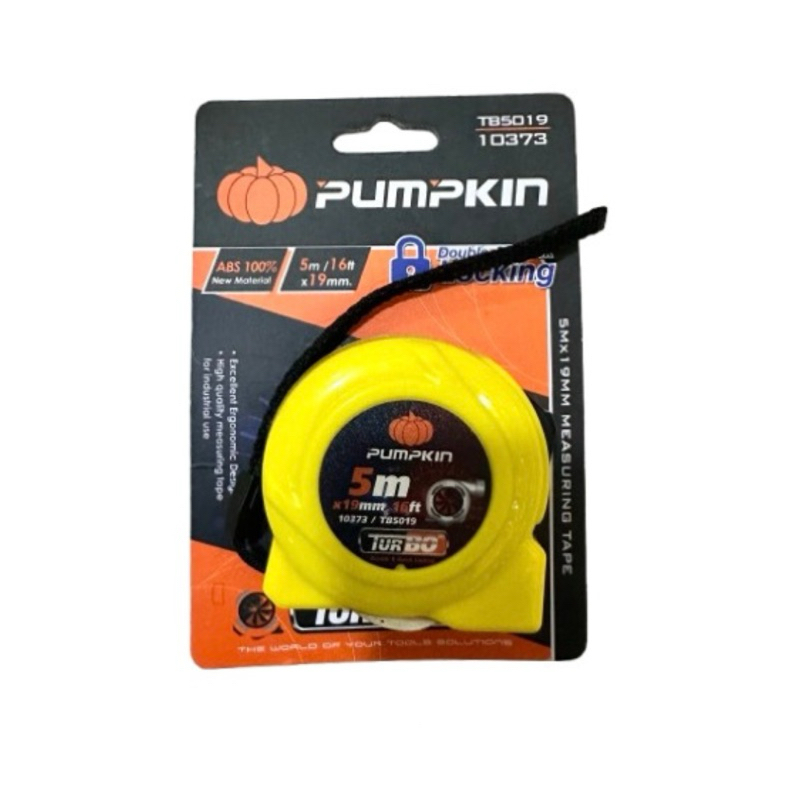ตลับเมตร สายวัด ตลับเมตร Pumpkin Turbo ขนาด 5 เมตร