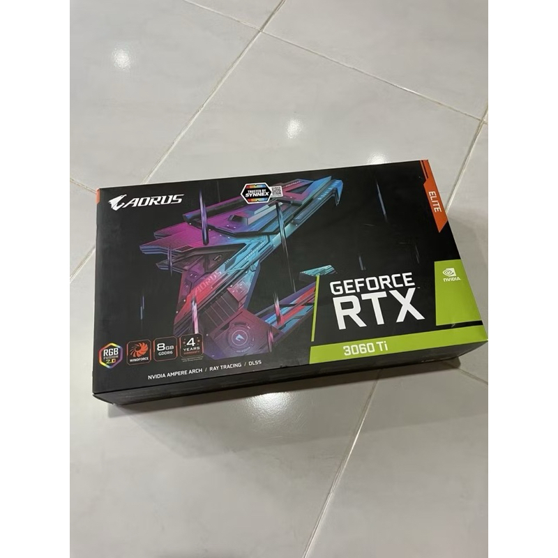 GIGABYTE  RTX 3060Ti AORUS ELITE 8G มือสอง มีประกัน