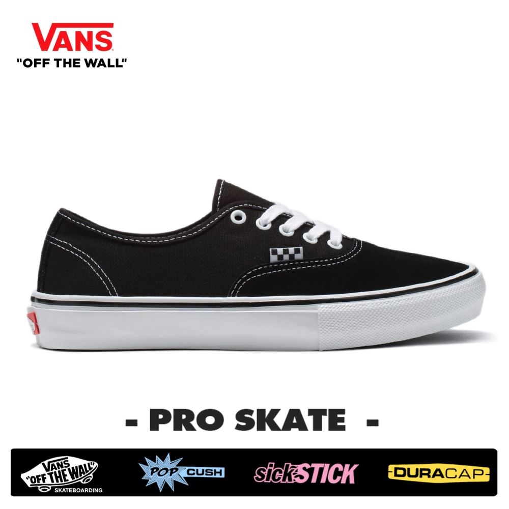 VANS SKATE รองเท้า Authentic - Black/White [VN0A5FC8Y28]