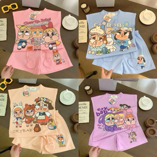 #พร้อมส่ง ลูกสาวถูกใจสิ่งนี้ ชุดน้อง 𝘾𝙧𝙮 𝙗𝙖𝙗𝙮 ลาย ฮิตเลยจ้าแ…