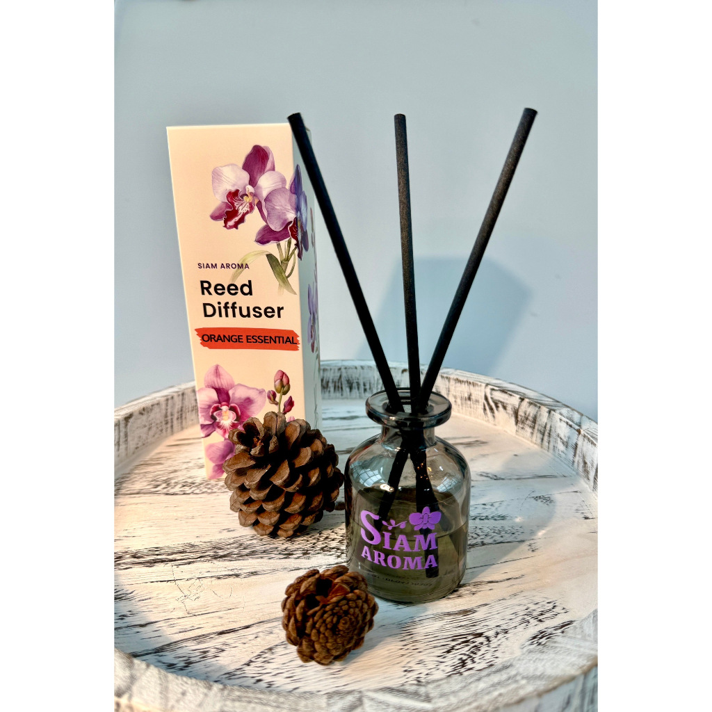 Siam Aroma ก้านไม้หอมปรับอากาศ Reed Diffuser มีสูตรEssential Oil กลิ่นจากธรรมชาติ สยามอโรมา