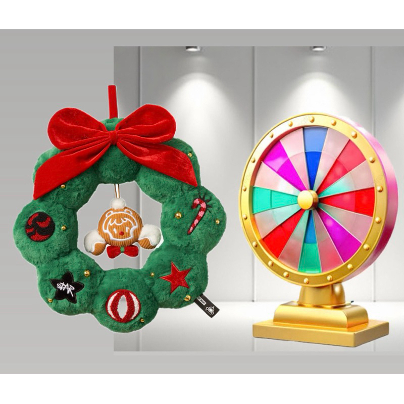 [หมุนลุ้นรับ] SKULLPANDA Tell Me What You Want Series Plush Wreath Pendant