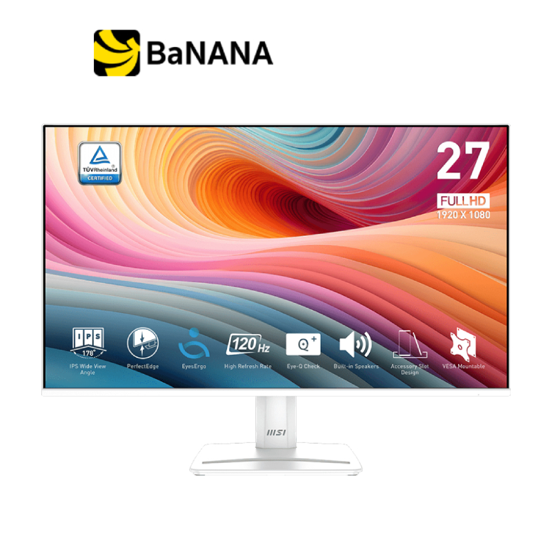 จอมอนิเตอร์ MSI PRO MP275W E2 (IPS 120Hz SPK) by Banana IT