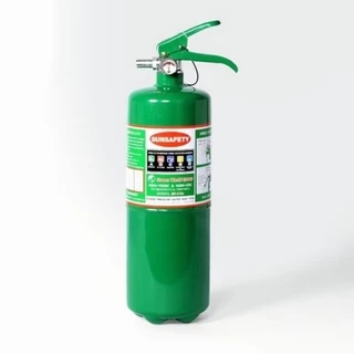 SUNSAFETY ถังดับเพลิงสีเขียวชนิด Low Pressure Water Mist(NON CFC) GREEN WORLD 2000 ขนาด 5 ปอนด์ ดับไฟทุกประเภท A B C D K