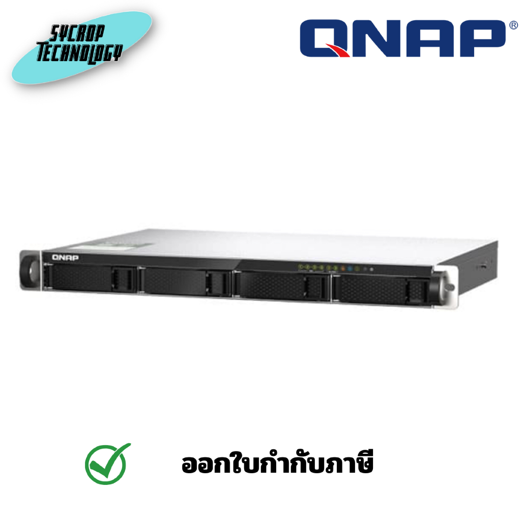 QNAP (TS-435XeU-4G) Storage NAS  4-Cores 2.2GHz/4GB/4-Bay + 2 M.2 ประกันศูนย์