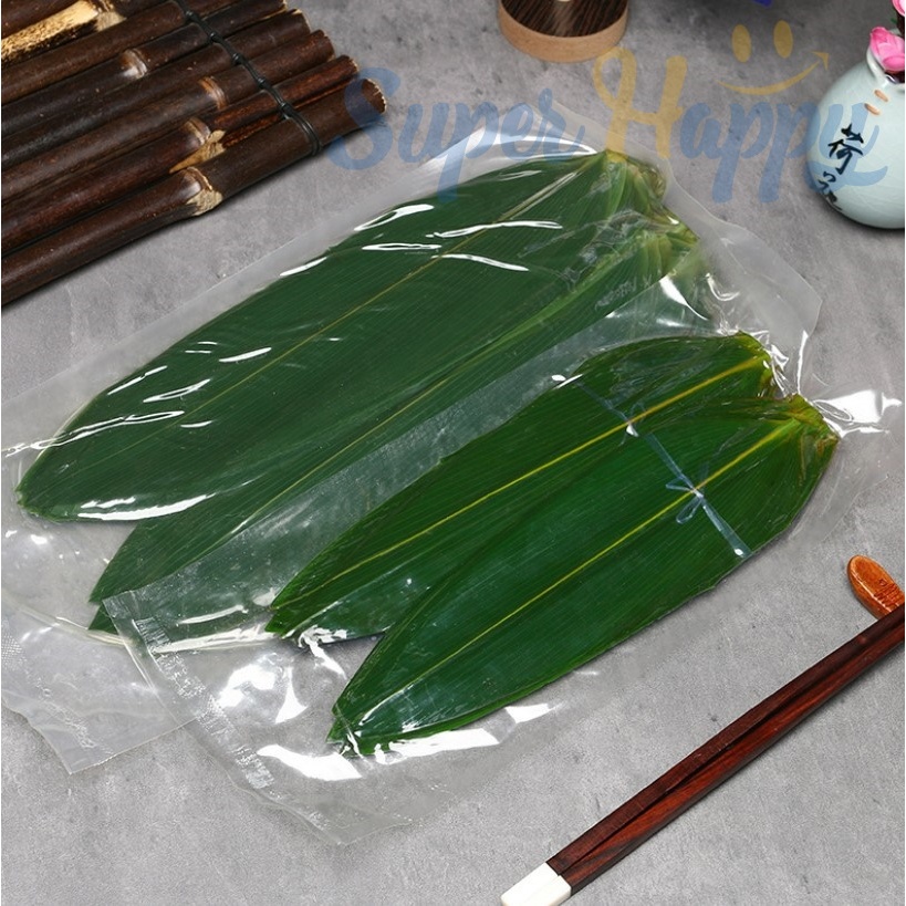 ใบไผ่สดญี่ปุ่น (ยกแพ็ค 100 ใบ) ใช้สำหรับตกแต่งจานอาหารได้นานาชนิด ทั้งอาหารไทย ญี่ปุ่น เกาหลี