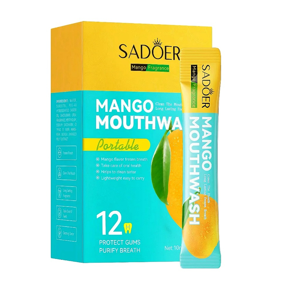 CAIY🌟มีพร้อมส่ง น้ำยาบ้วนปากแบบซองขนาด 10ml  พกพาสะดวก - รูปที่ 7