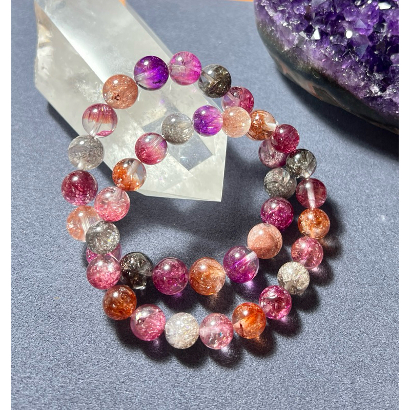 แทนเจอรีน“รวมสี”ควอตซ์(Red Quartz or Tangerine Quartz) "หินแห่งการไขว่คว้า"