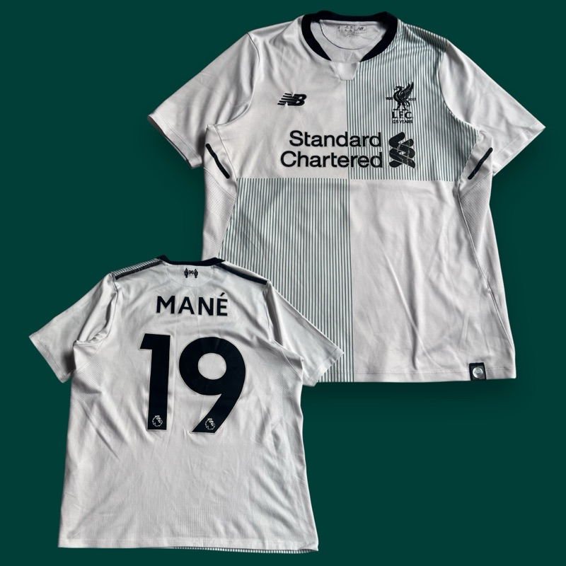 เสื้อบอลมือสองของแท้ LIVERPOOL 2017/18 ชื่อเบอร์ Sadio Mane
