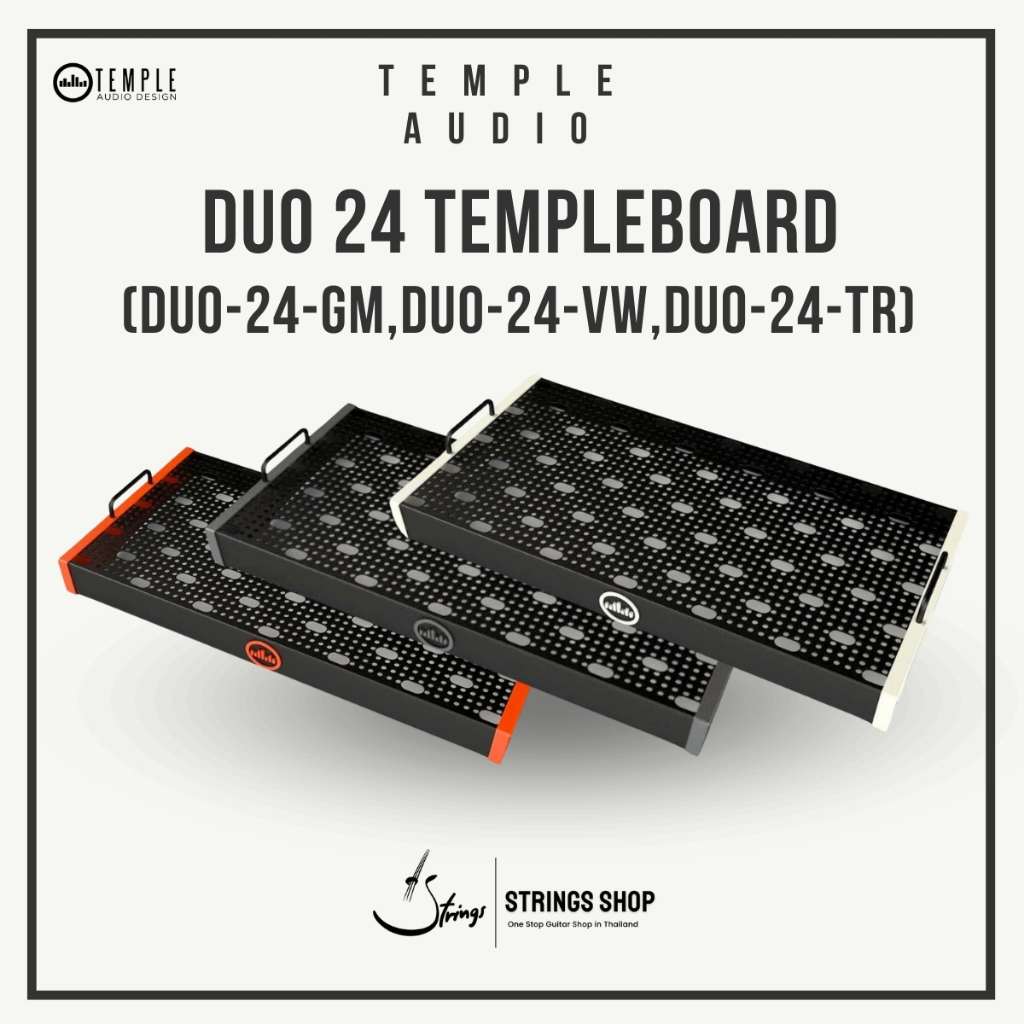 บอร์ดเอฟเฟค Temple Audio DUO 24 Templeboard (DUO-24-GM,DUO-24-VW,DUO-24-TR)
