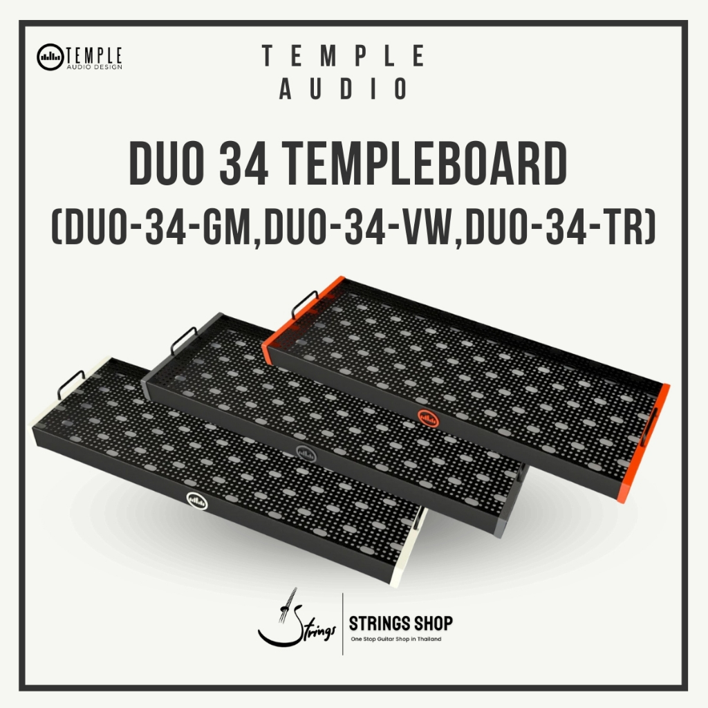 บอร์ดเอฟเฟค Temple Audio DUO 34 Templeboard (DUO-34-GM,DUO-34-VW,DUO-34-TR)