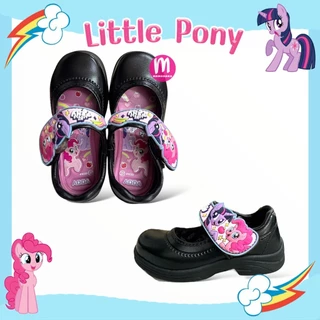 รองเท้านักเรียน โพนี่ มีไฟ!! สีดำ(41C23) สีขาว(41G3A) Adda Pony รองเท้าอนุบาล รองเท้าพละ