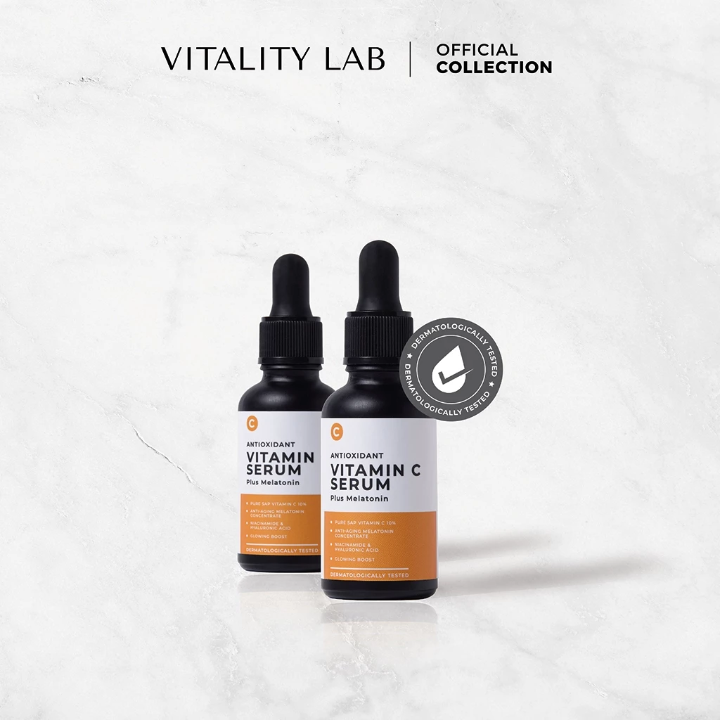 10% Vitamin C plus Melatonin Serum: เซรั่มวิตามินซี + เมลาโทนิน VITALITY LAB thumbnail 9
