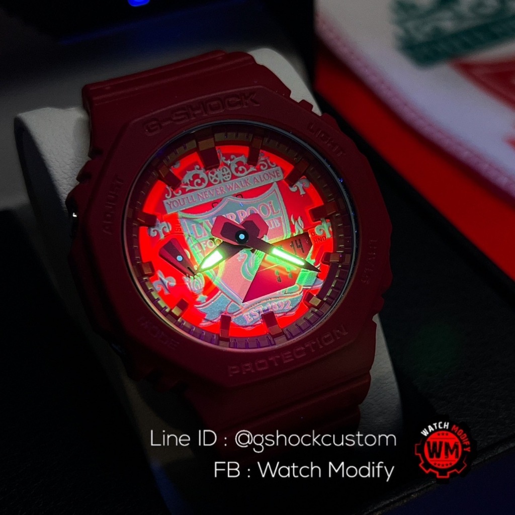 G-SHOCK Ga-2100 Customized The Reds Liverpool