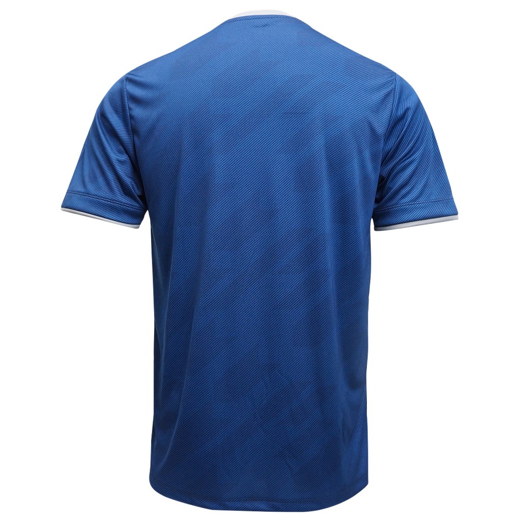 เสื้อกีฬา คอวี FBT B2A222 คอเย็บปกเสริม พิมพ์ลาย ผ้าไมโคร ผ้า มัน นุ่ม ลื่น - รูปที่ 4