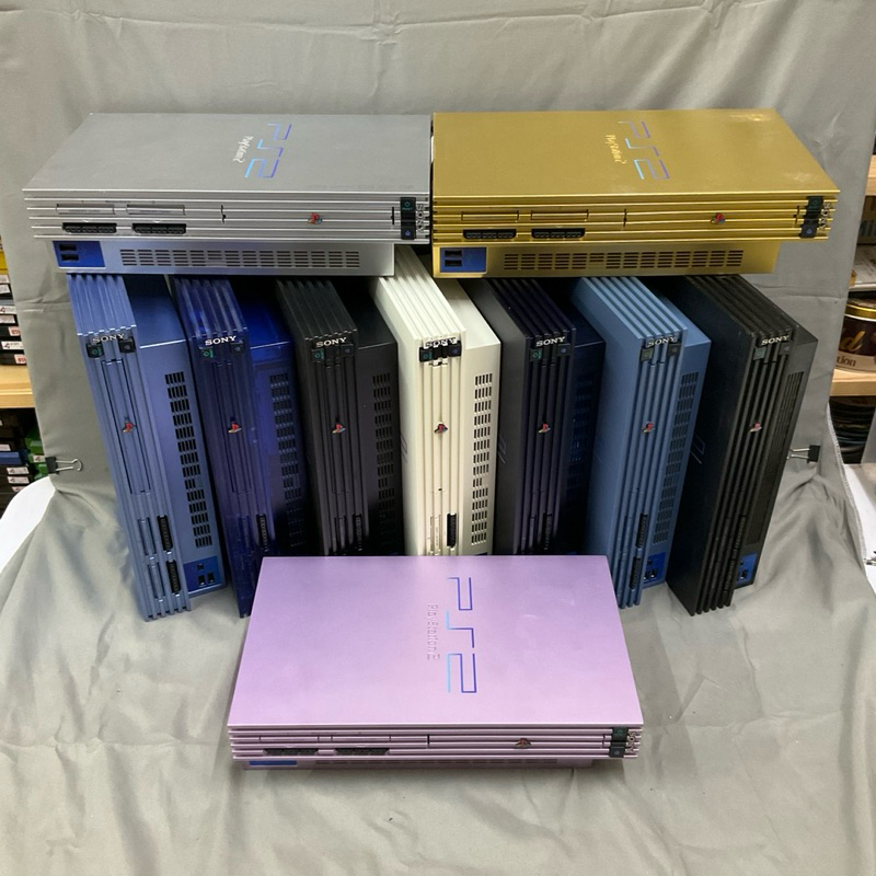 [ครบชุดพร้อมเล่นแผ่นแท้] เครื่อง PS2 Limited Console เล่นแท้เท่านั้น งานกล่อง Sakura Silver GT Midnight Blue Black Zen