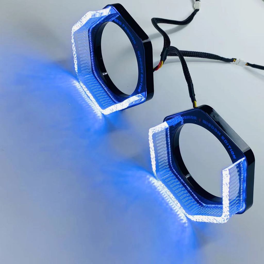 ครอบไฟหน้าทรง BM แบบ Bi LED/Bi Xenon ขนาด 3 นิ้ว พร้อมไฟวิ่งกลางวันและไฟเลี้ยว