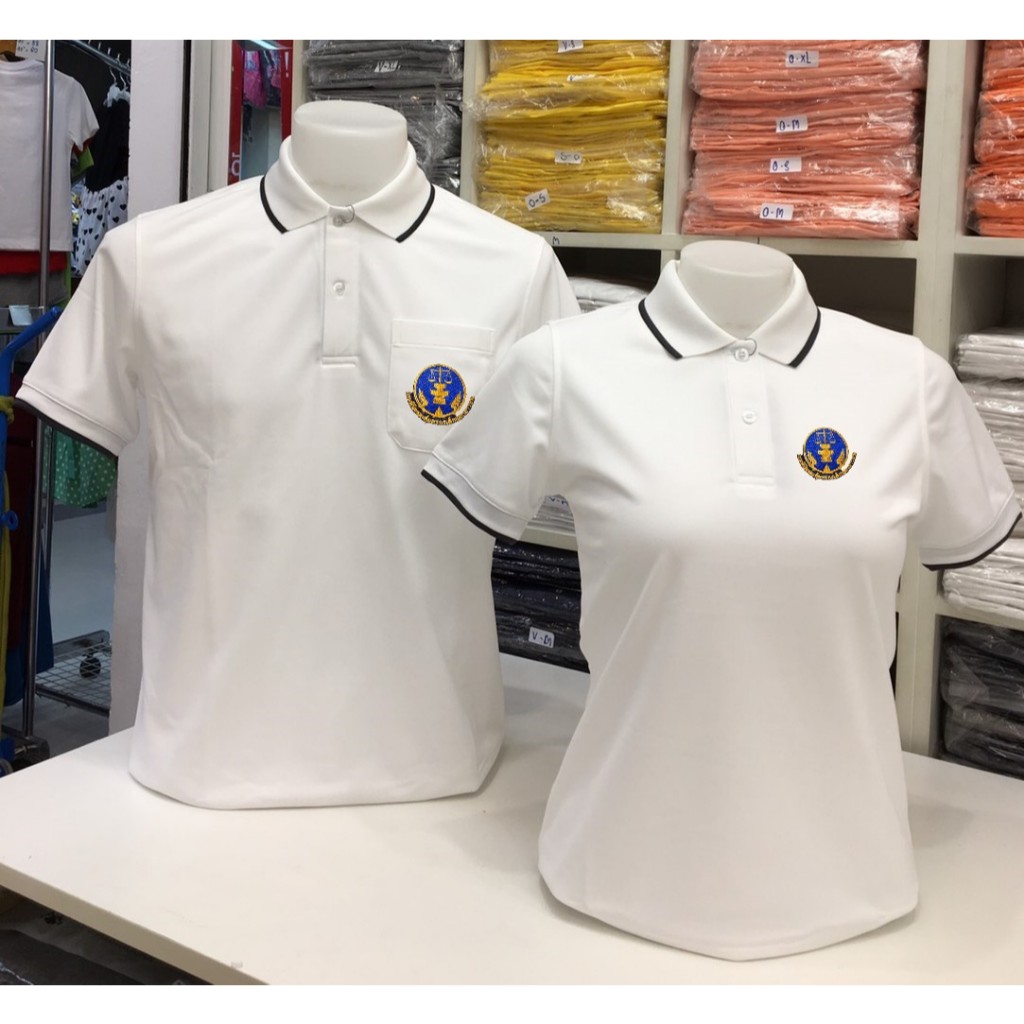 เสื้อกรมพินิจเด็กและเยาวชน ผ้าcool ปักแขนDJOP