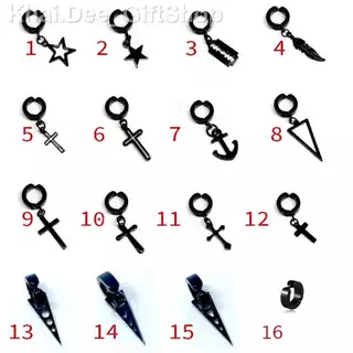 🇹🇭 ต่างหูหนีบ ไม่ต้องเจาะหู พร้อมส่ง 1ข้าง ราคา 29-35฿ | NH-ALL | Clip on earrings