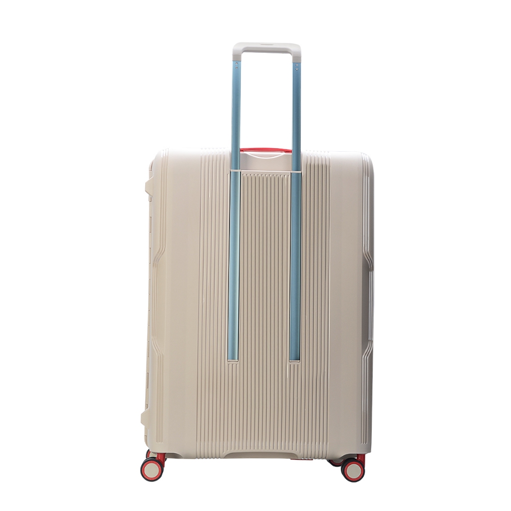 CAGGIONI กระเป๋าเดินทางล้อลาก แบบโครง รุ่นมาโคร C22011-13L - Light camel สีนู๊ด