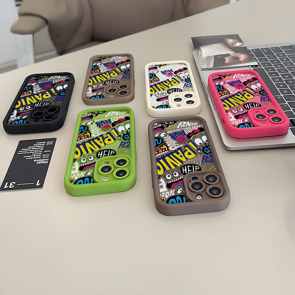 Case for iPhone 17 16 11 13 15 12 14 ProMax X XSMax 17Air XR 7 8Plus SE เคสโทรศัพท์ เคสโทรศัพท์มือถือ TPU ป้องกันทุกด้าน - รูปที่ 4