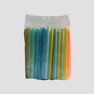 หลอดจัมโบ้แบบสั้น หลอดจัมโบ้แบบยาว หลอดไข่มุก ตราดาว ขนาด 15 และ 22 ซม. จำนวน 50 หลอดและ 35 หลอด,1 แพ็ค