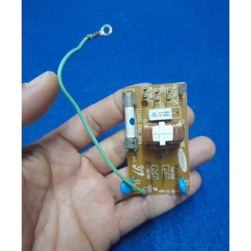 บอร์ดไฟเข้าไมโครเวฟ Samsung รุ่น MW81GN  MW73V มือสองของแท้ 100% แถมฟิวส์ 12A.