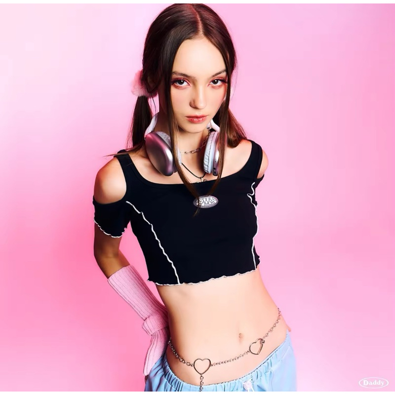 เสื้อครอปมือสอง Daddy&themuscle academy