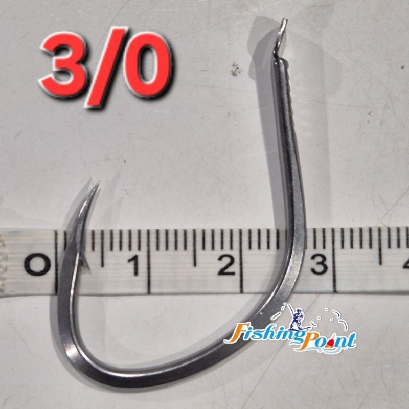 เบ็ดจิ๊ก LF รุ่น VS5207 มีขนาด 1/0 และ 2/0 (แบ่งขายซองละ 10 ตัว และ 20ตัว) - รูปที่ 3