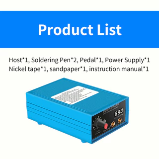 เครื่องเชื่อมจุดไฟ พลังงานสูง 5000W/8000W DIY 18650 พร้อมเท้าที่ถอดออกได้ และปากกาบัดกรีแบตเตอรี่ สําหรับนิกเกิล
