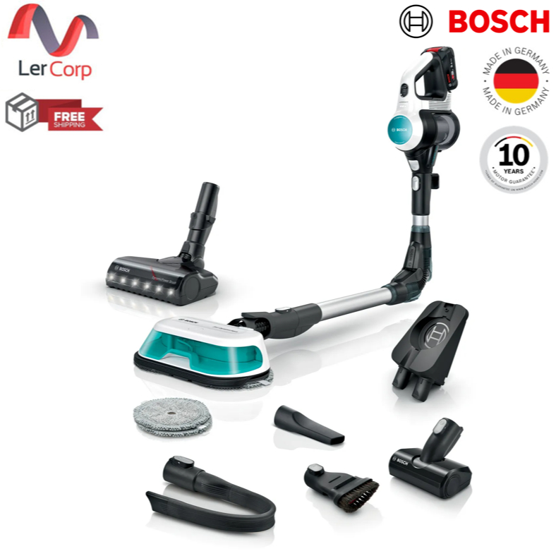 Bosch BCS71HYG3 เครื่องดูดฝุ่นและถูพื้นไร้สาย 2 in 1