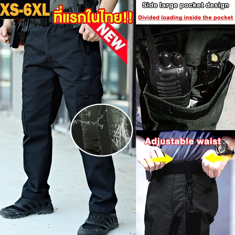 S-5XL X11/X7/X9 กางเกงยุทธวิธีสำหรับผู้ชาย กางเกงทำงานกันน้ำหลายกระเป๋า กางเกงเดินป่าชาย