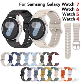 สาย Samsung galaxy watch 7 / watch FE / watch 6 / watch 5 / watch 4 / watch 3 ซิลิโคนนิ่ม.(เข็มขัด)