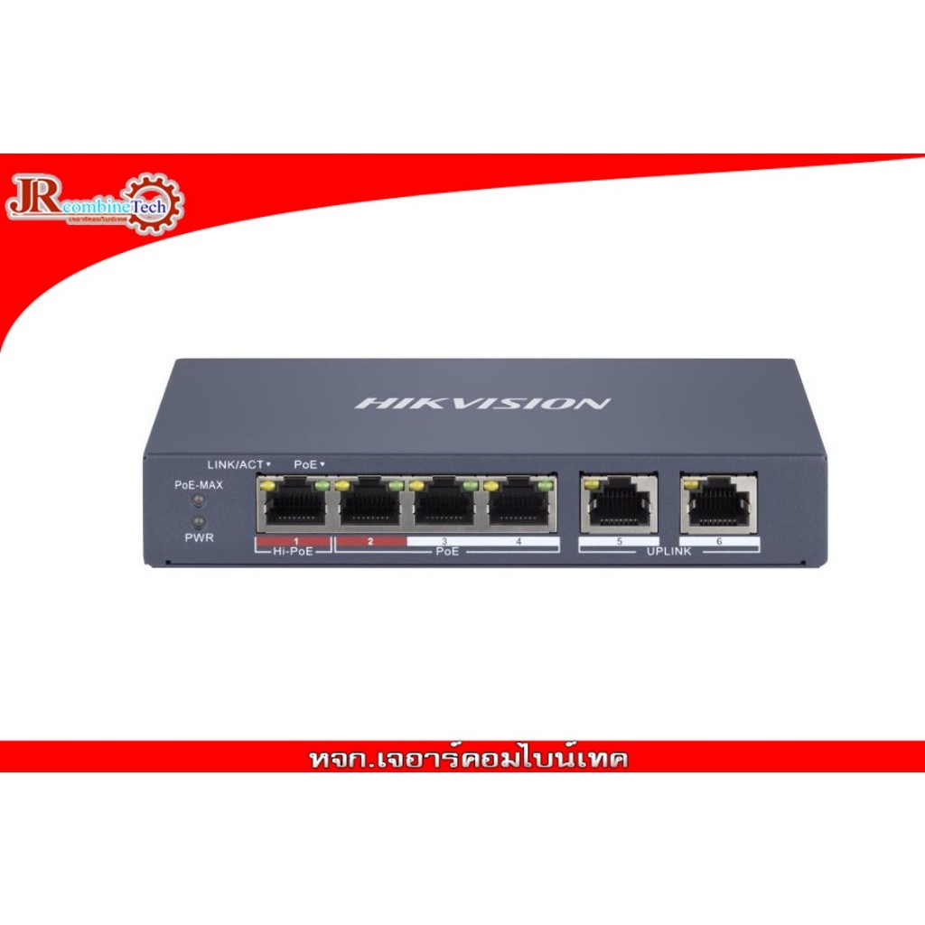 DS-3E1106HP-EI Hikvision Smart Managed PoE Switch 4Ports