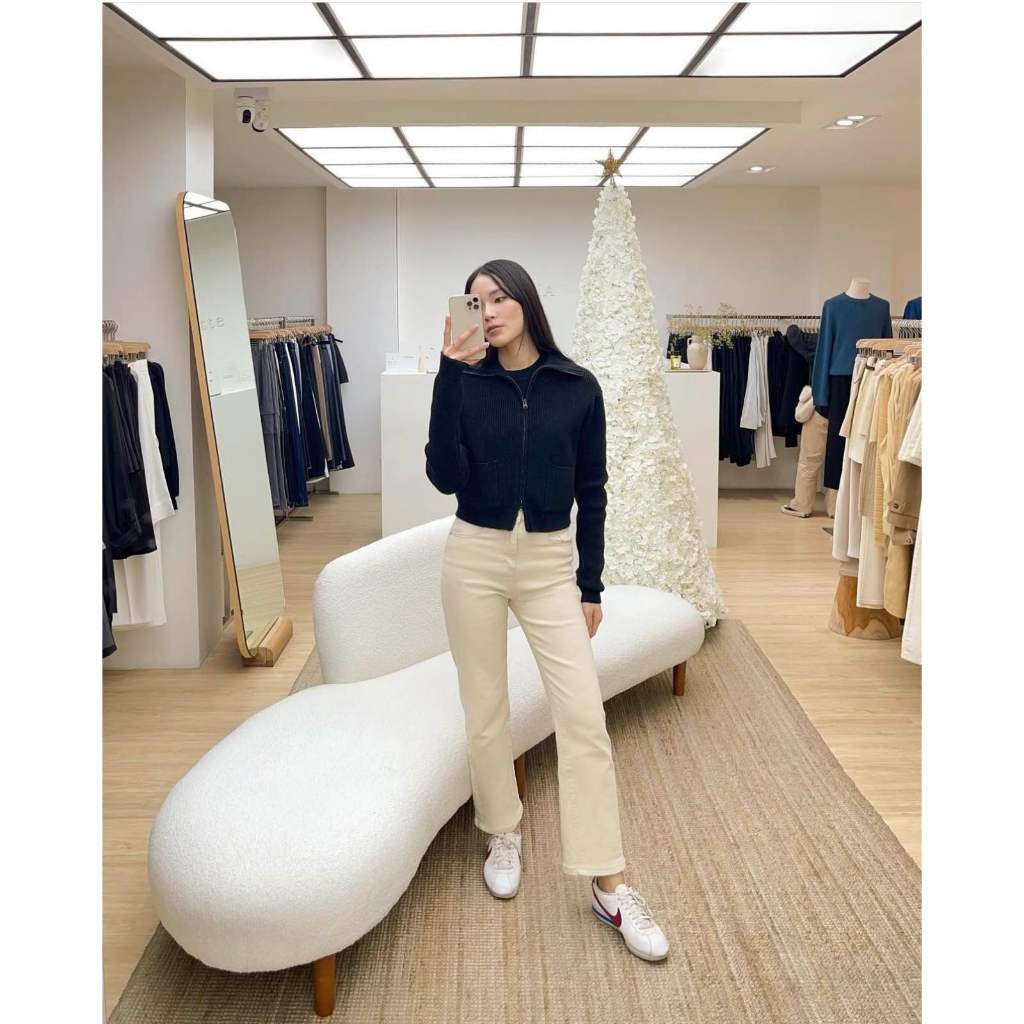 Aliotte - Dree Cardigan คาร์ดิแกนไหมพรมมีกระเป๋าหน้า