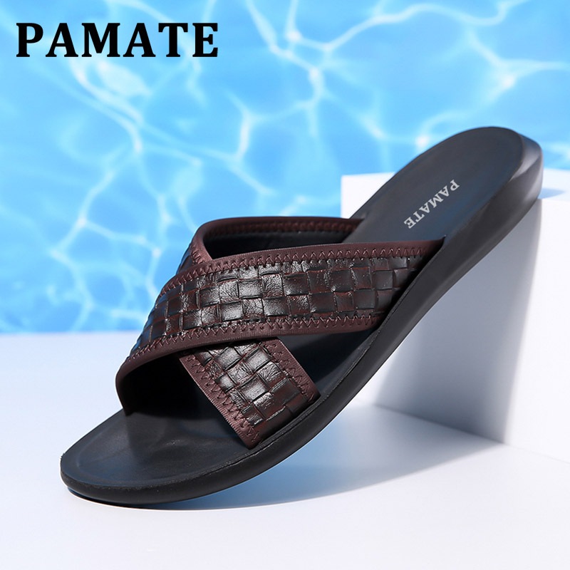 【PAMATE】รองเท้าแตะผู้ชาย สไตล์แฟชั่น สบายและพักผ่อน รับแรงได้ดีและกันลื่น。🔥ส่งเร็ว🔥