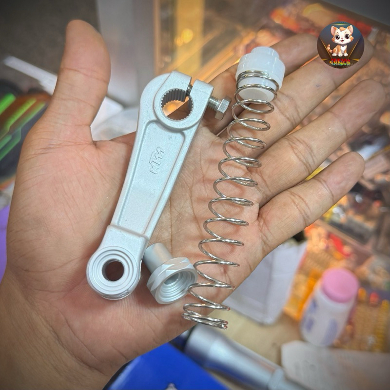มือลิงKTMพร้อมสปริงเบรคซุปเปอร์รีน GIORNO/LEAD/PCX/MIO/FINO/GRANFILANO ใส่ได้เลย️️ #มือลิงเบรคหลัง