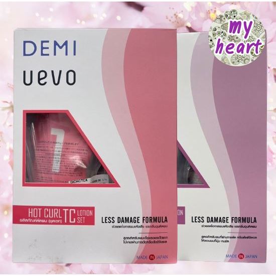 Demi Uevo Hot Curl สูตร TC/TJ 400 ml ครีมดัดผมดิจิตอล
